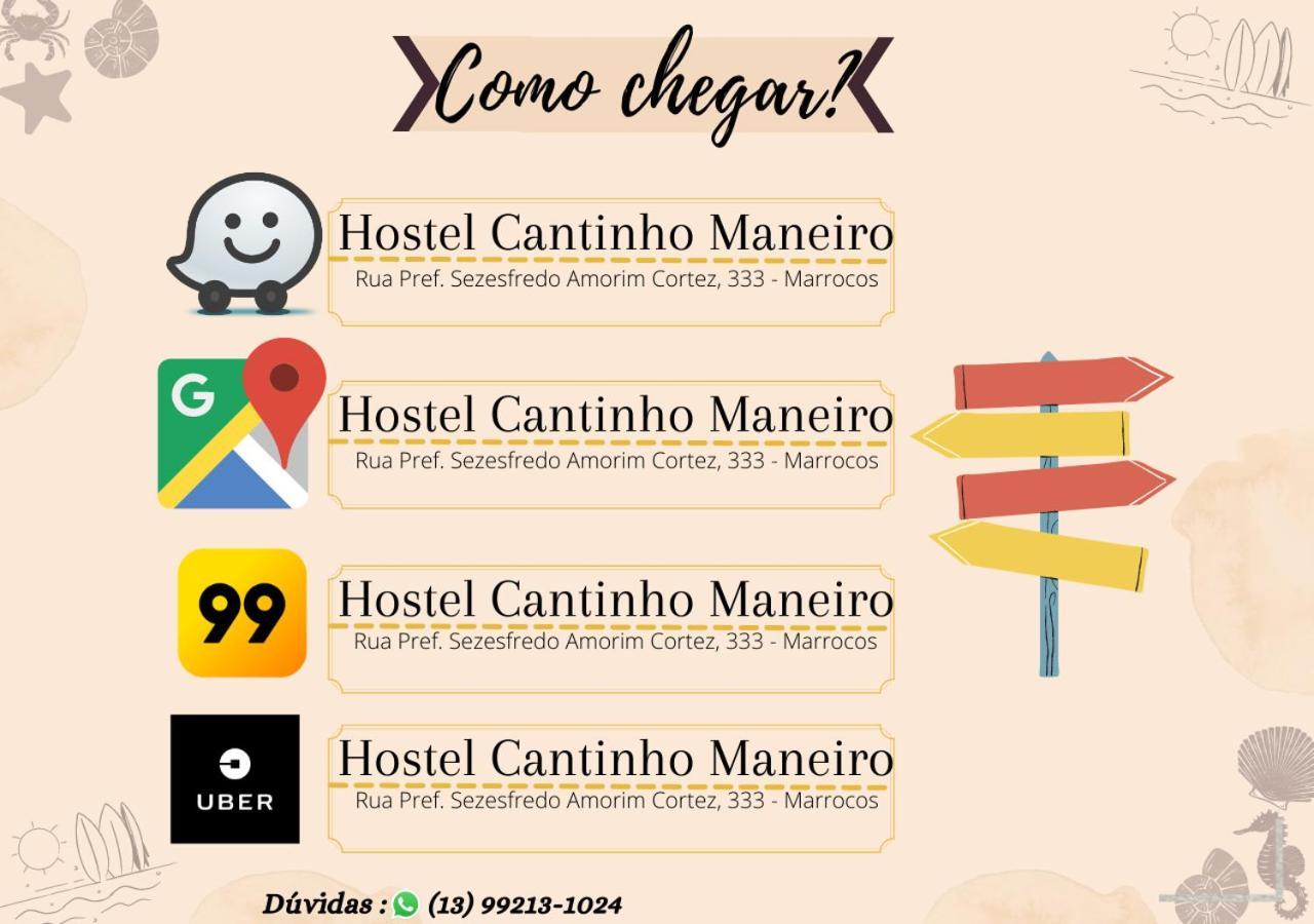 Hostel Cantinho Maneiro Монгагуа Экстерьер фото